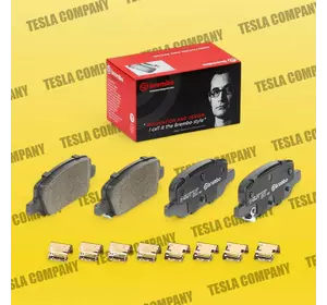 Комплект задніх гальмівних колодок BREMBO Tesla Model 3 8008247-50-A Новий оригінал Комплект задніх гальмівних колодок BREMBO Tesla Model 3 8008247-50-A Новий оригінал